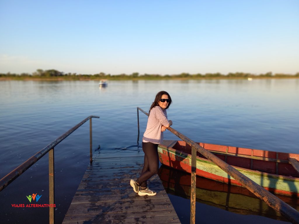 Atardecer en laguna La Herradura
